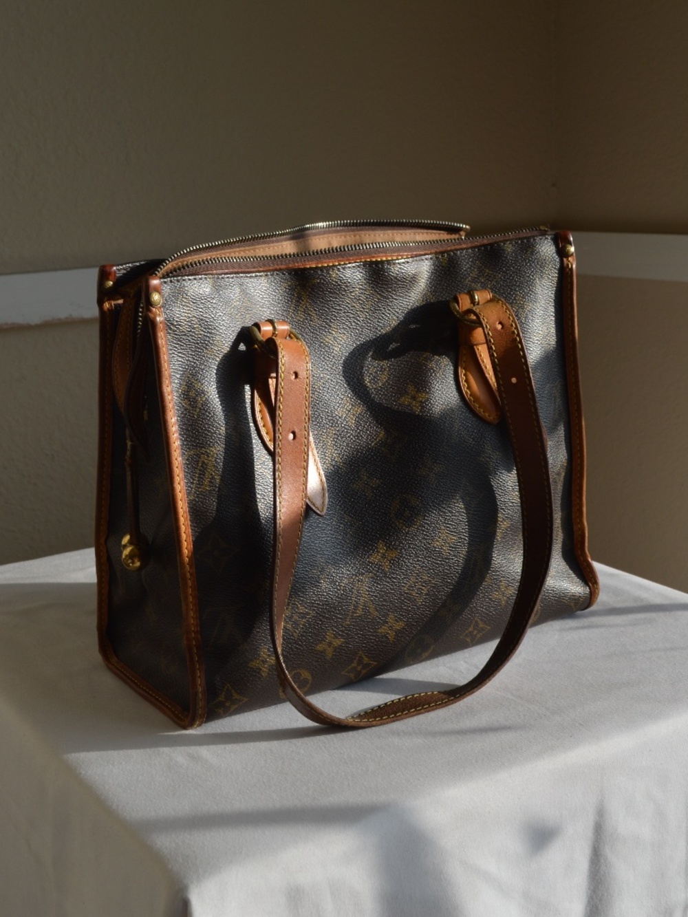 Authentic Louis Vuitton Monogram Cabas Piano Tote Bag | Classic LV Shoulder Bag